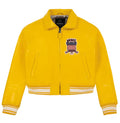 Women’s Avirex Simple Gold Cropped Leather Jacket