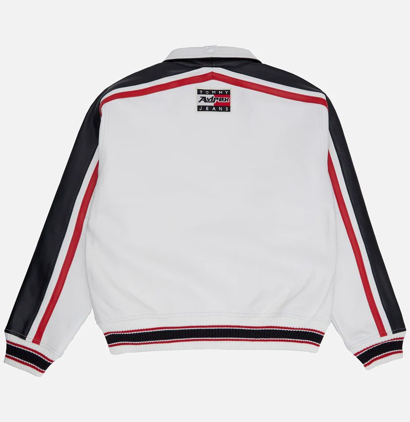 Tommy Jeans X Avirex Leather Jacket