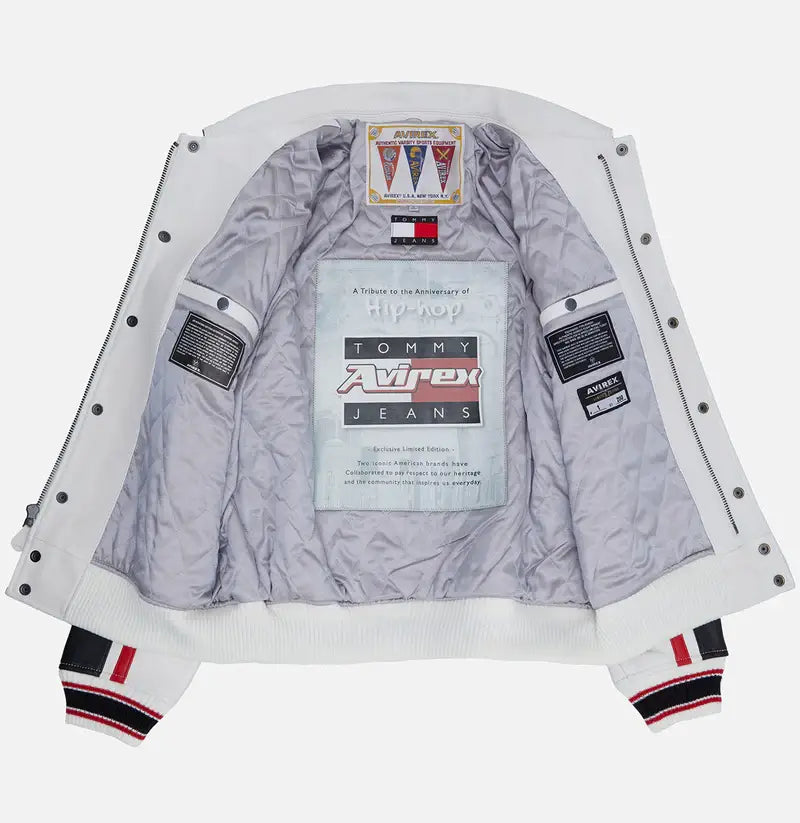 Tommy Jeans X Avirex Leather Jacket