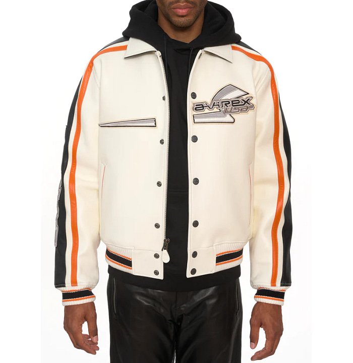 City Racer Avirex Leather Jacket