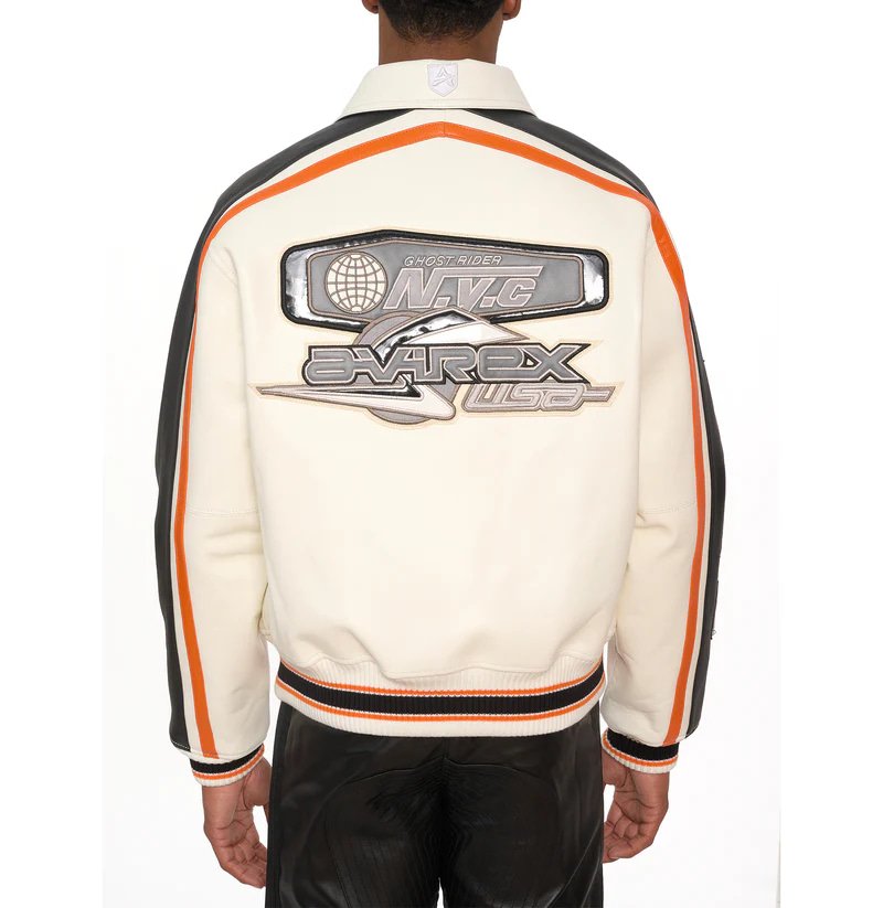 City Racer Avirex Leather Jacket