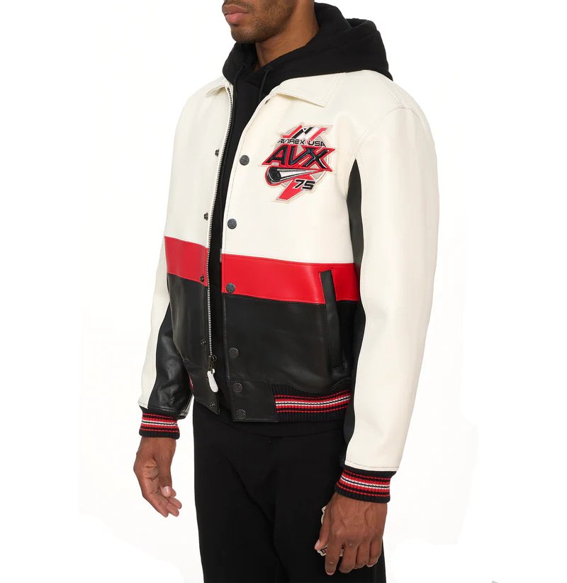 Red Blades Avirex Leather Jacket