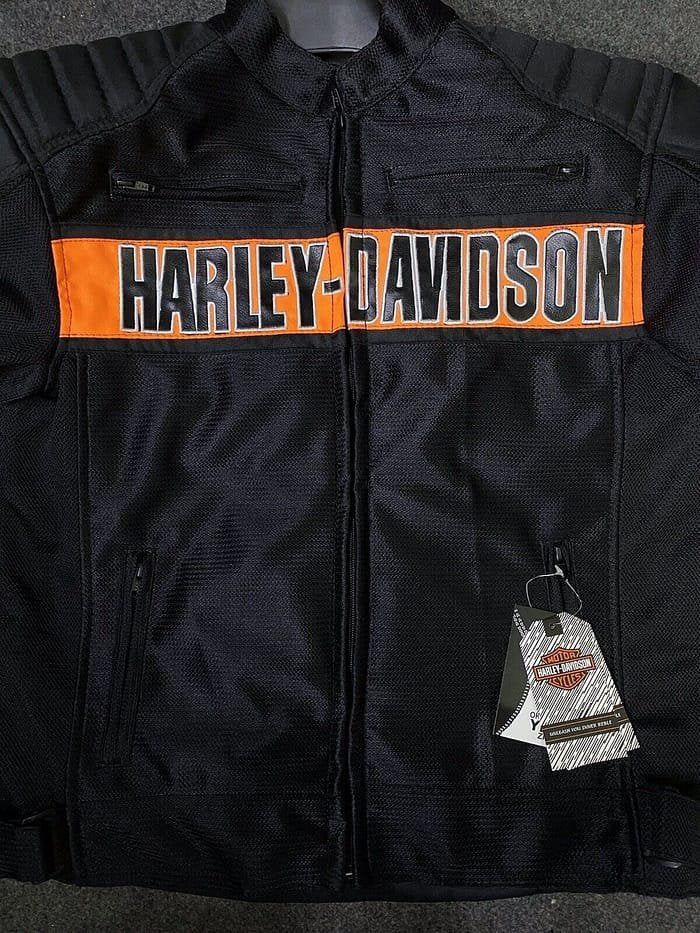 Men’s Harley Davidson Victory Lane Motorcycle Leather Jacket