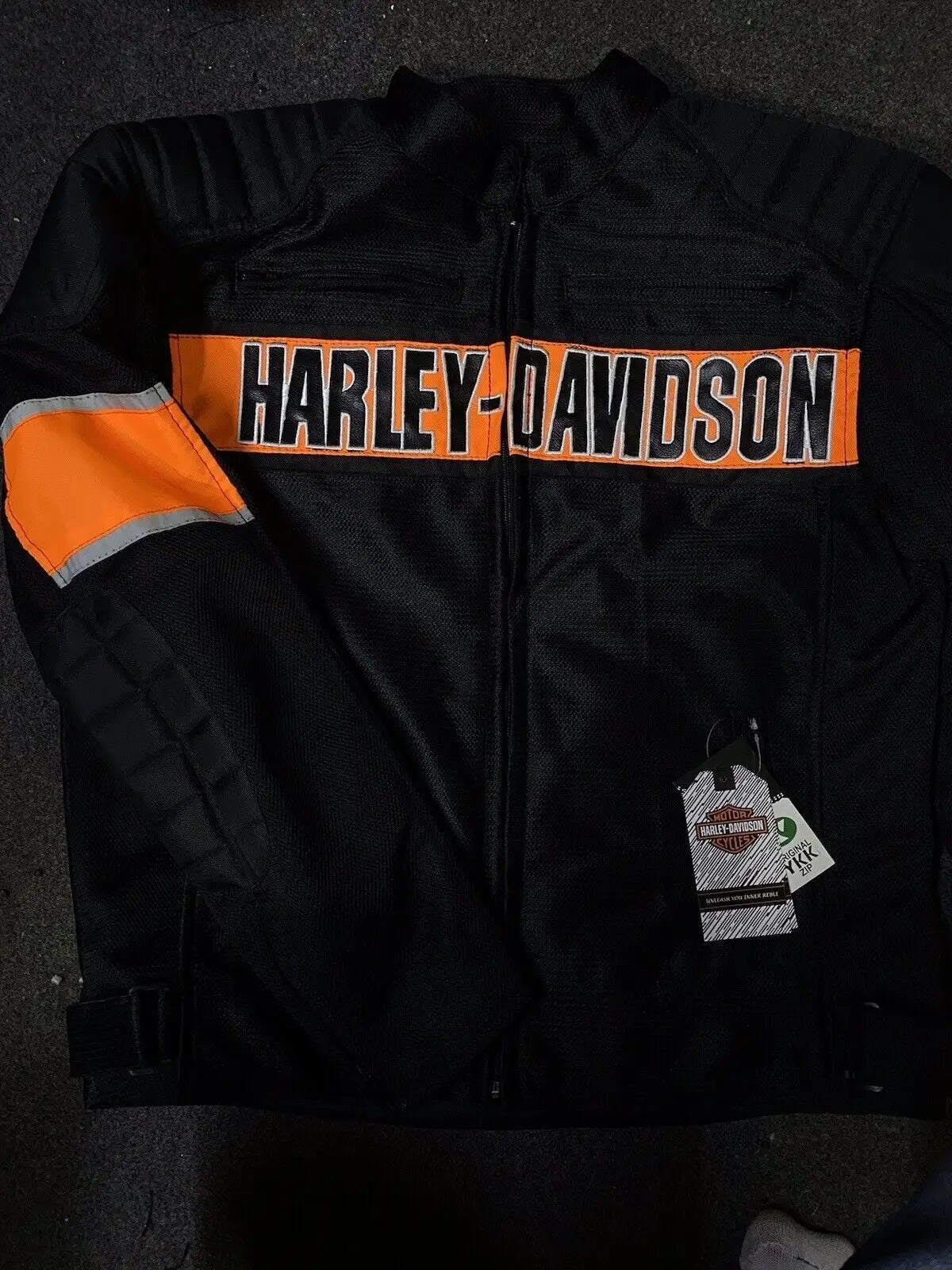 Men’s Harley Davidson Victory Lane Motorcycle Leather Jacket