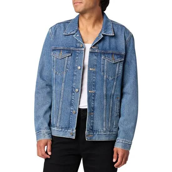 Classic Men's Denim Trucker Jacket Timeless Style and Everyday Comfort