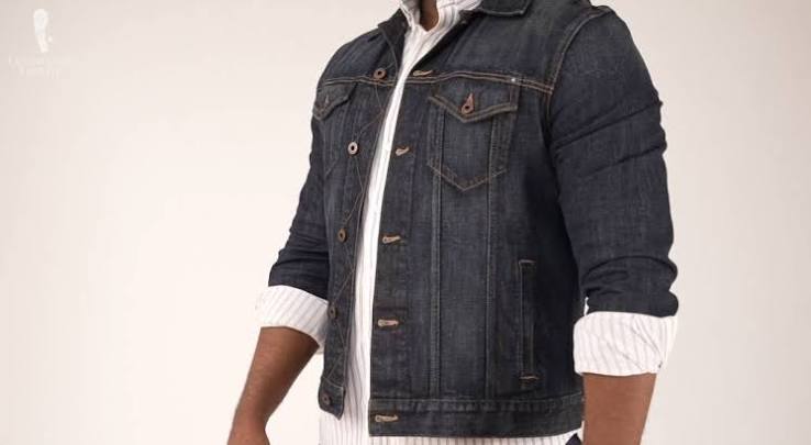 Classic Men's Denim Trucker Jacket Timeless Style and Everyday Comfort